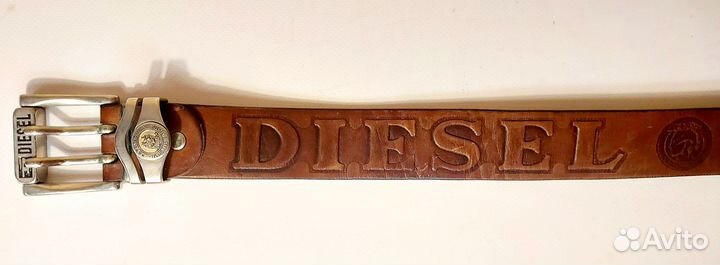 Толстый кожаный ремень 