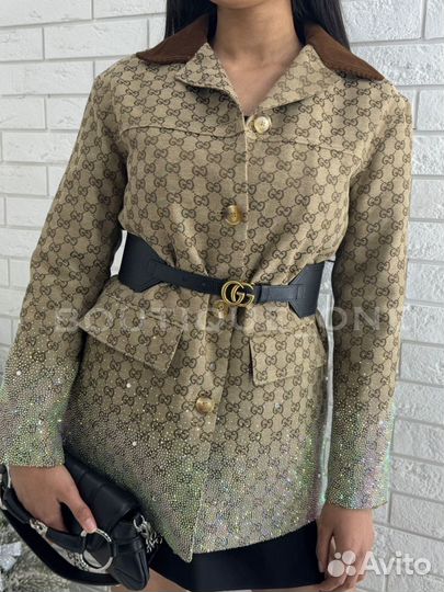 Жакет gucci со стразами