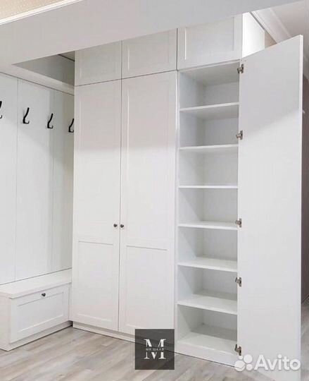 Шкаф белый распашной (и другие цвета)