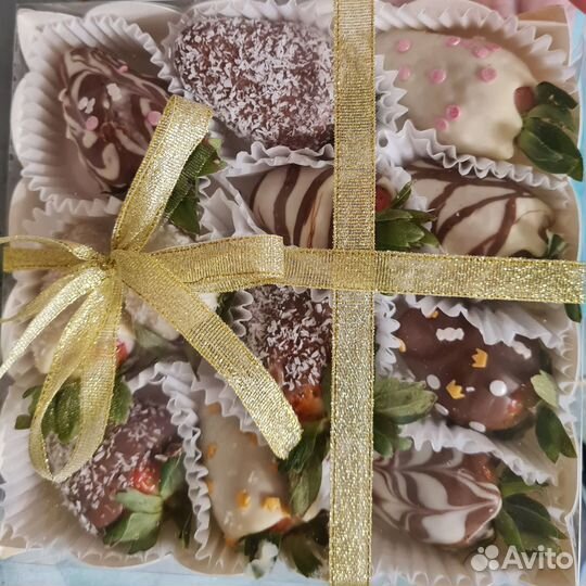 Букет из клубники в шоколаде