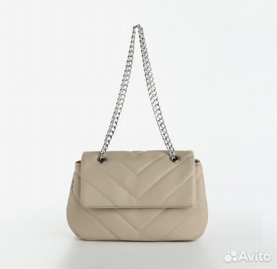 Сумка женская новая бежевая и оливковая