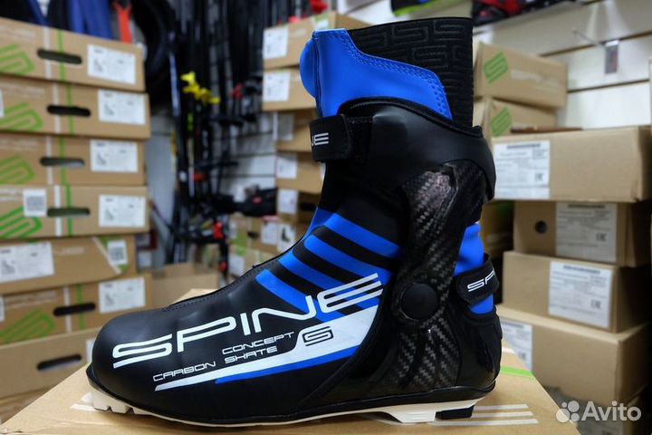 Ботинки лыжные spine Concept Carbon Skate NNN