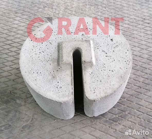 Груз компенсаторный (пригруз) для железных дорог