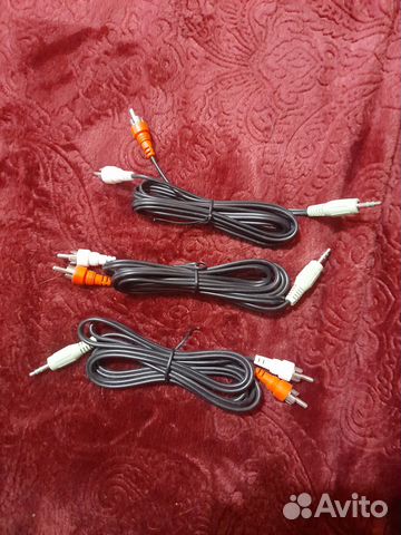 Аудио кабель AUX тюльпаны 3,5мм - 2 RCA