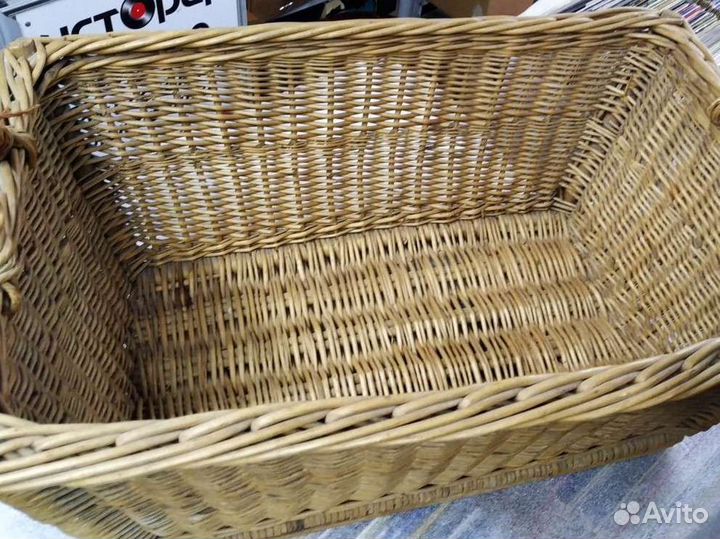 Короб корзина из лозы старая 70 гг большая