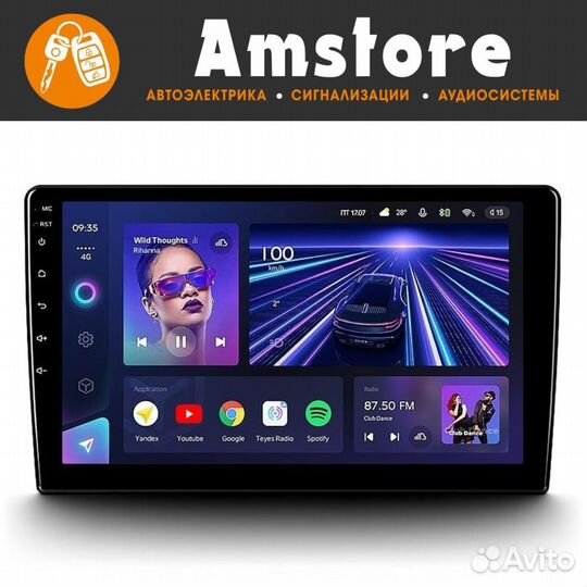 Магнитола 2 din android 10 дюймов 4/32 гб