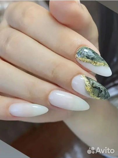 Маникюр на дому наращивание ногтей