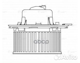 Э/вентилятор отоп. для а/м Skoda Octavia A5 (04