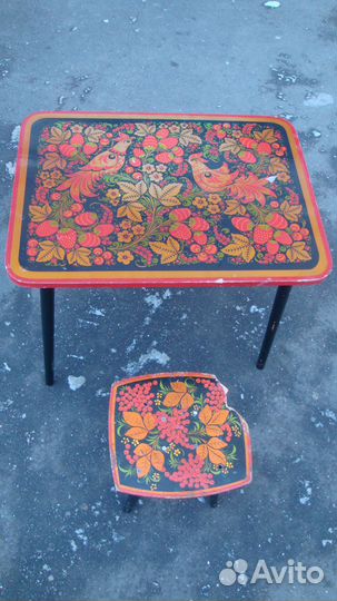 Детский стол и стул