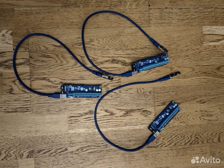 Райзер pci e x16 3 штуки