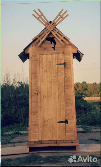 Уличный туалет домик с установкой млх 742