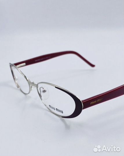 Очки miu miu bordo