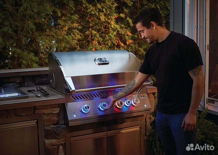 Встраиваемый газовый гриль Napoleon BIG 32 Канада