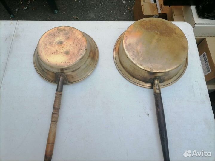 Латунный таз для варенья