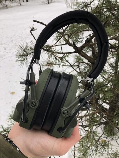 Активные военные наушники FMA AMP
