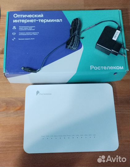 Оптический интернет терминал ростелеком