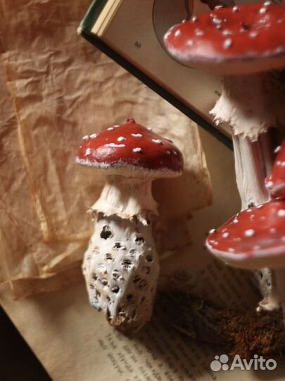 Грибы из полимерной глины