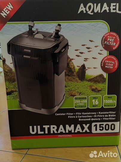 Внешний фильтр aquael ultromax 1500