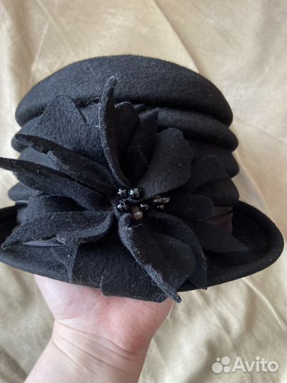 Шляпа фетровая женская