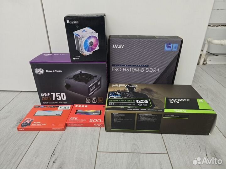 Игровой компьютер Intel Core I3-12100F/GTX 1660 Ti