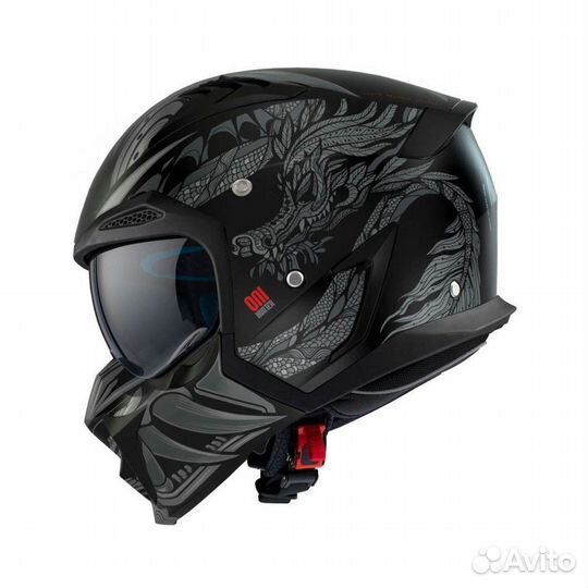 Axxis 980 Hunter SV Oni Matt Gray мотошлем серый м