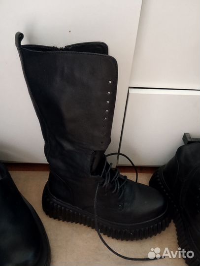 Сапоги джинсовые,бертцы,туфли