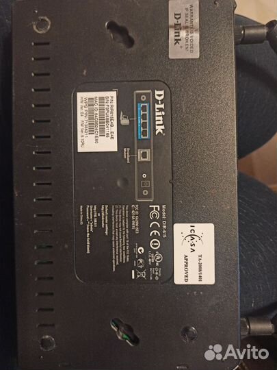 Wi-Fi роутер D-Link DIR-615, черный