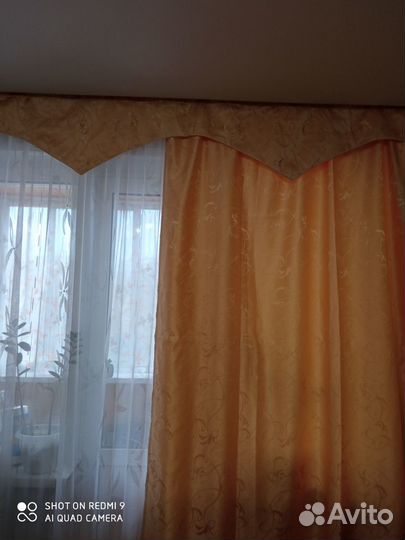 Штора с ламбрекеном