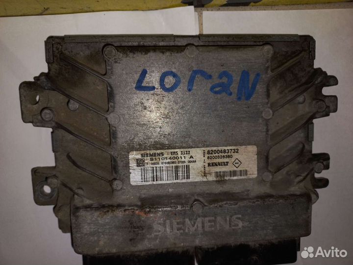 Блок управления двигателем renault logan (2005)