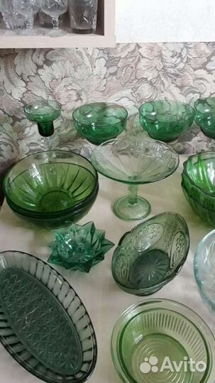 Цветное стекло СССР,рюмки вазы