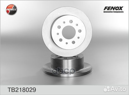 Диск тормозной зад прав/лев TB218029 fenox
