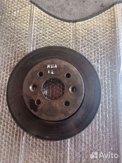 Тормозной диск передний Kia spectra 1.6 101л.с