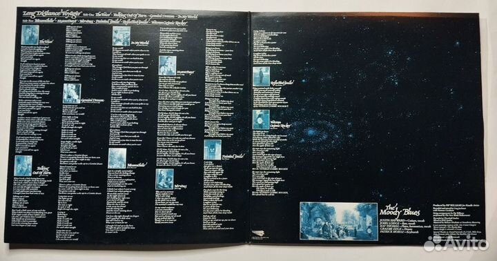 Винтажная виниловая пластинка LP The Moody Blues L