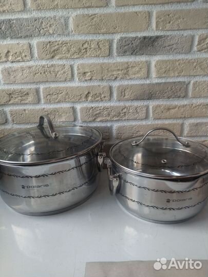 Посуда кастрюли бу. Polaris