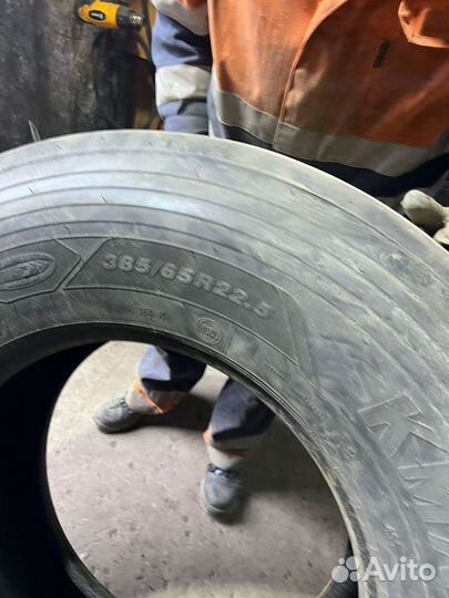 Грузoвая шинa бу 385 65 R22.5 Gоodyeаr