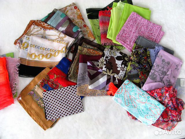 Платки, косынки, кашне женские. Ассорти