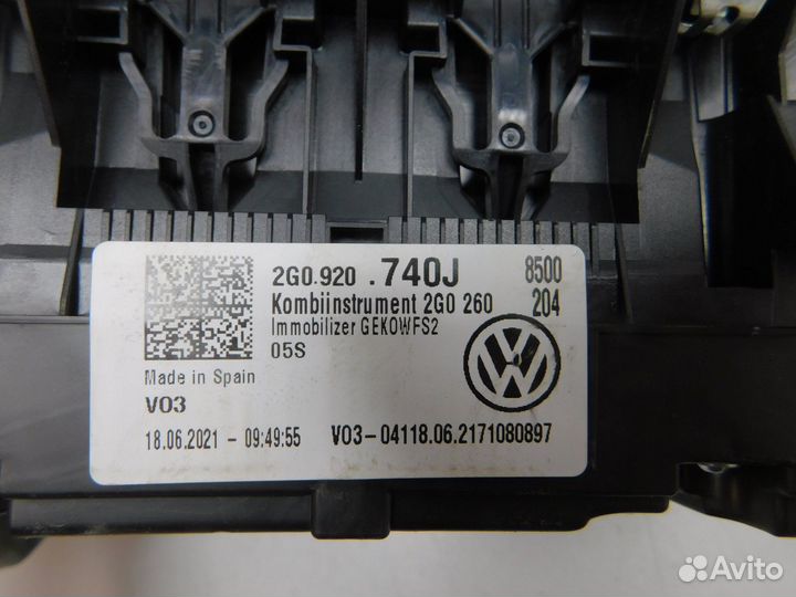 Панель приборов VW Polo (RUS) 70057