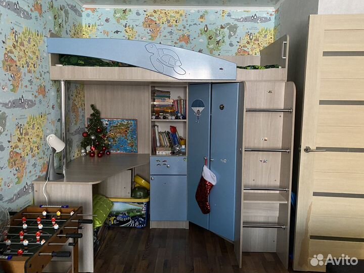 Кровать чердак