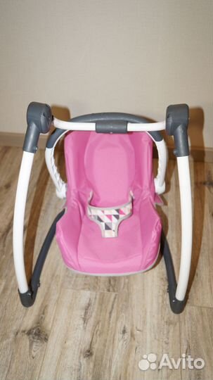 Стульчик переноска Smoby MC&Quinny для куклы 3 в 1