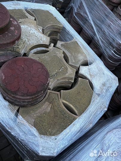 Тротуарная плитка б/у, сто квадратов