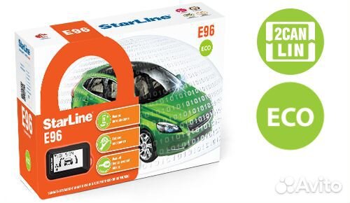 Сигнализация Starline E96BT 2CAN+2LIN ECO+установ