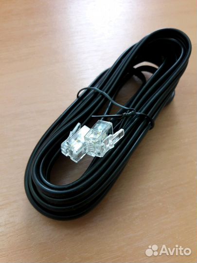 Продам телефонный кабель с разъемом RJ-11