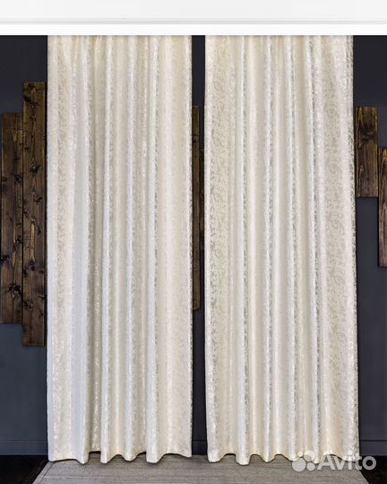 Шторы мрамор Версаль молочный новые пошив