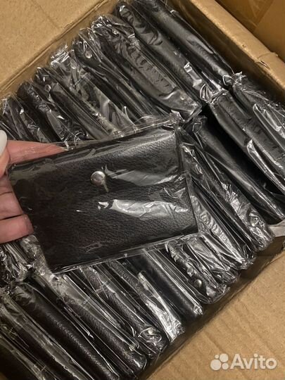 Визитница натуральная кожа