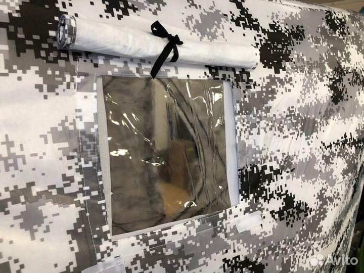 Палатка Куб зимняя утепленная / cube