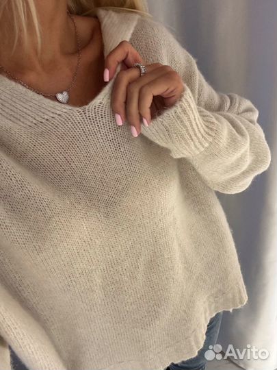 Свитер женский оверсайз, кофта женская