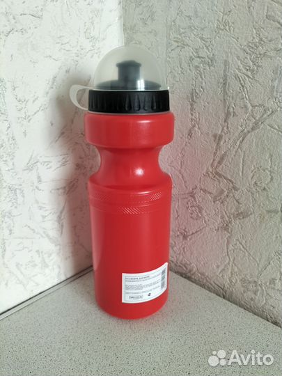 Бутылка велосипедная, красная 750 мл