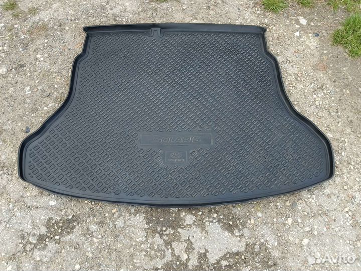 Ковер в багажник hyundai solaris