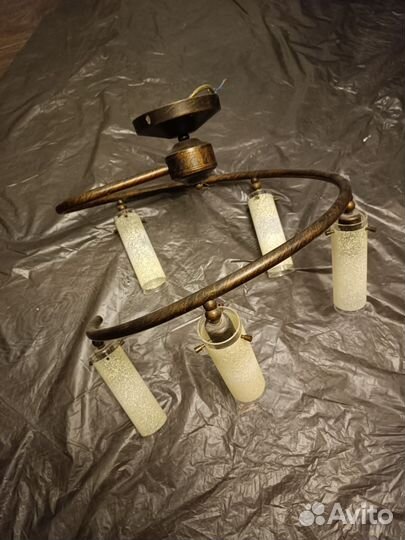 Люстра потолочная подвесная бу