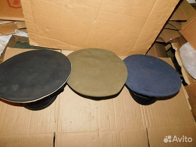 3 форменных головных убора вмф.са.жд.СССР